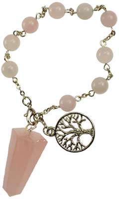 Rose Quartz pendulum bracelet (image for) Rose Quartz pendulum bracelet