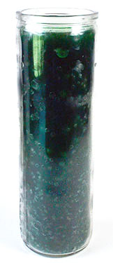 (image for) Green 7-day jar candle