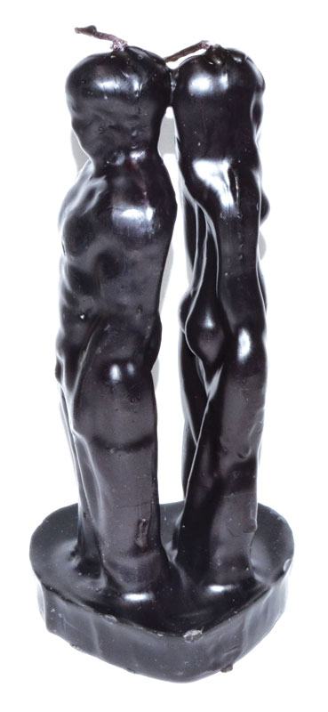 (image for) 7" Black Separation candle