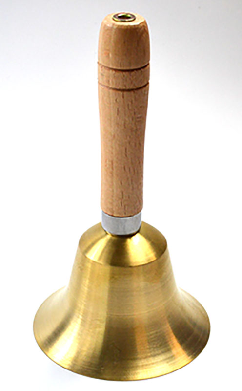 (image for) 6" brass Hand Bell