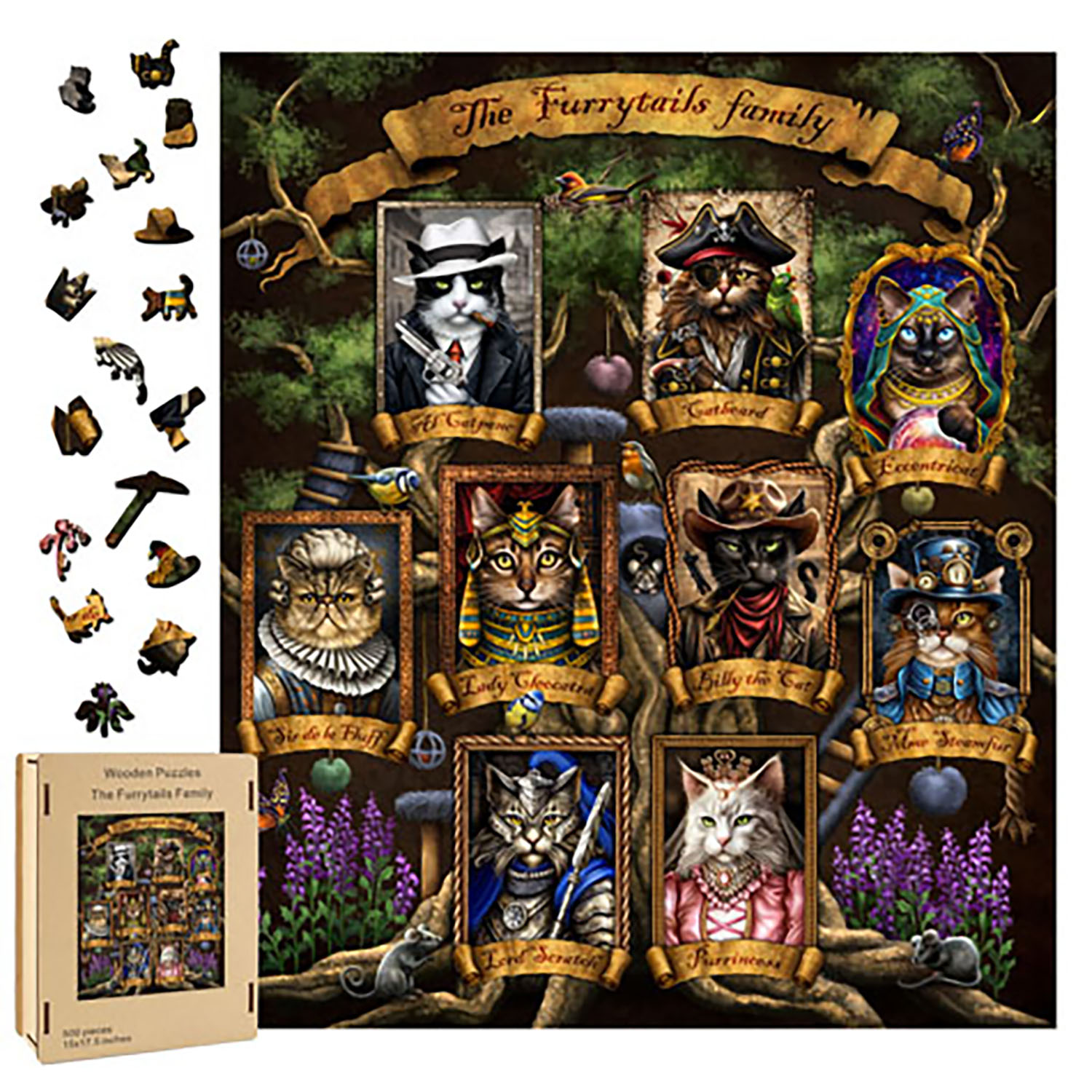 (image for) Furry Tails wood puzzle