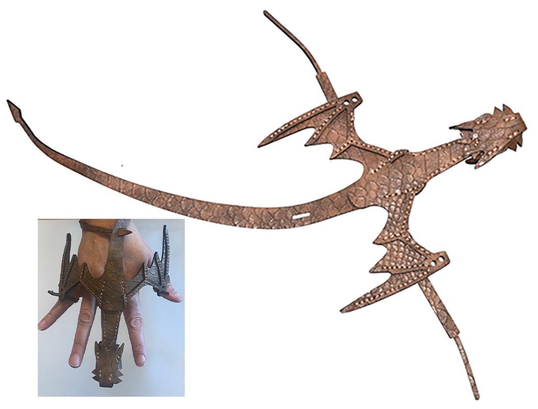 (image for) Brown Dragon hand pet