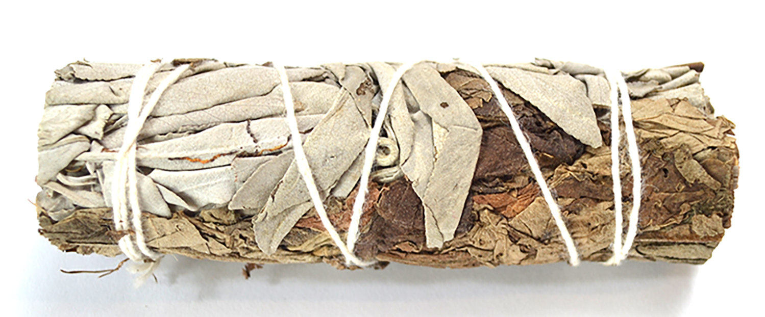 (image for) 4" White Sage & Patchouli smudge stick